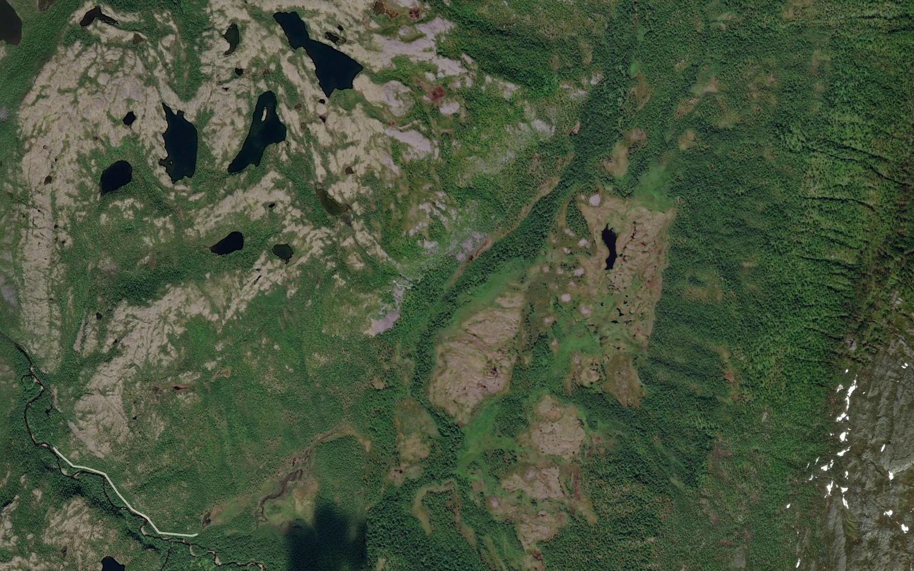 Satellite map of the Gussajakka