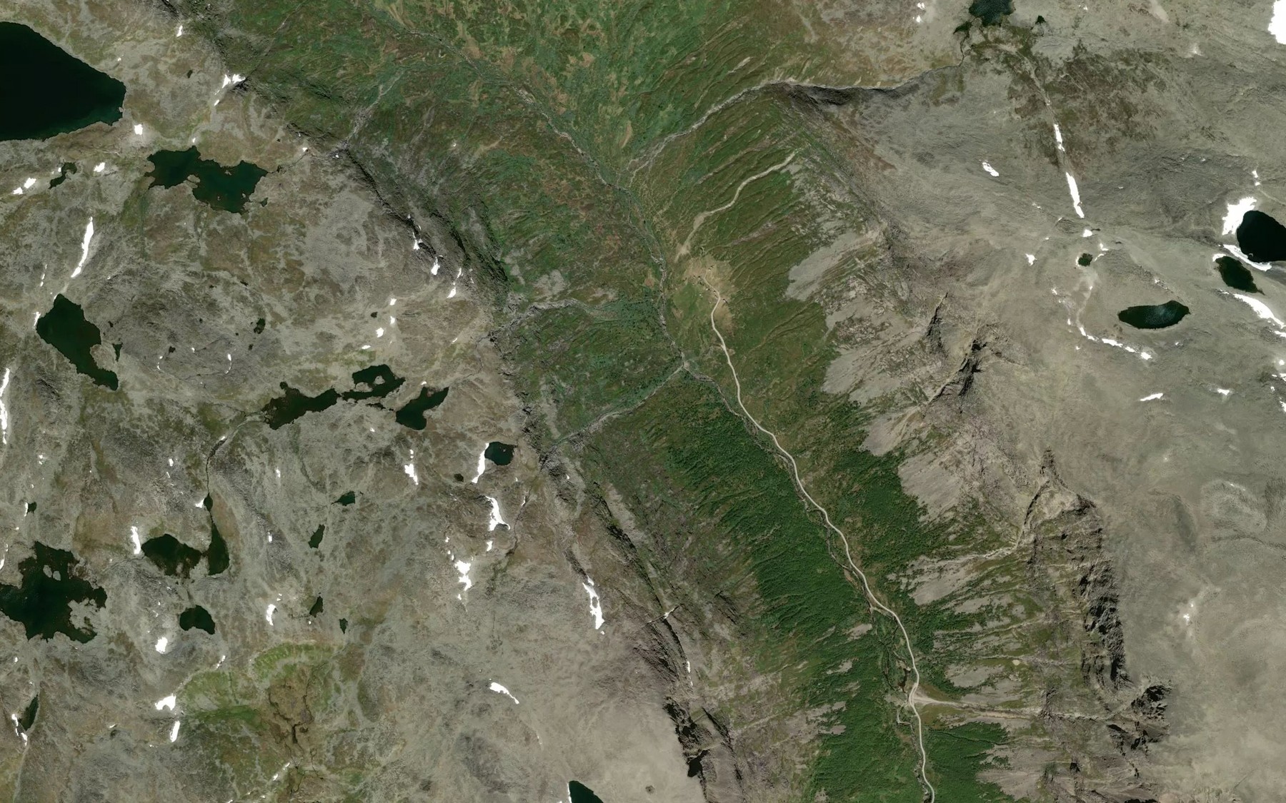 Satellite map of the Sore Tvorrane