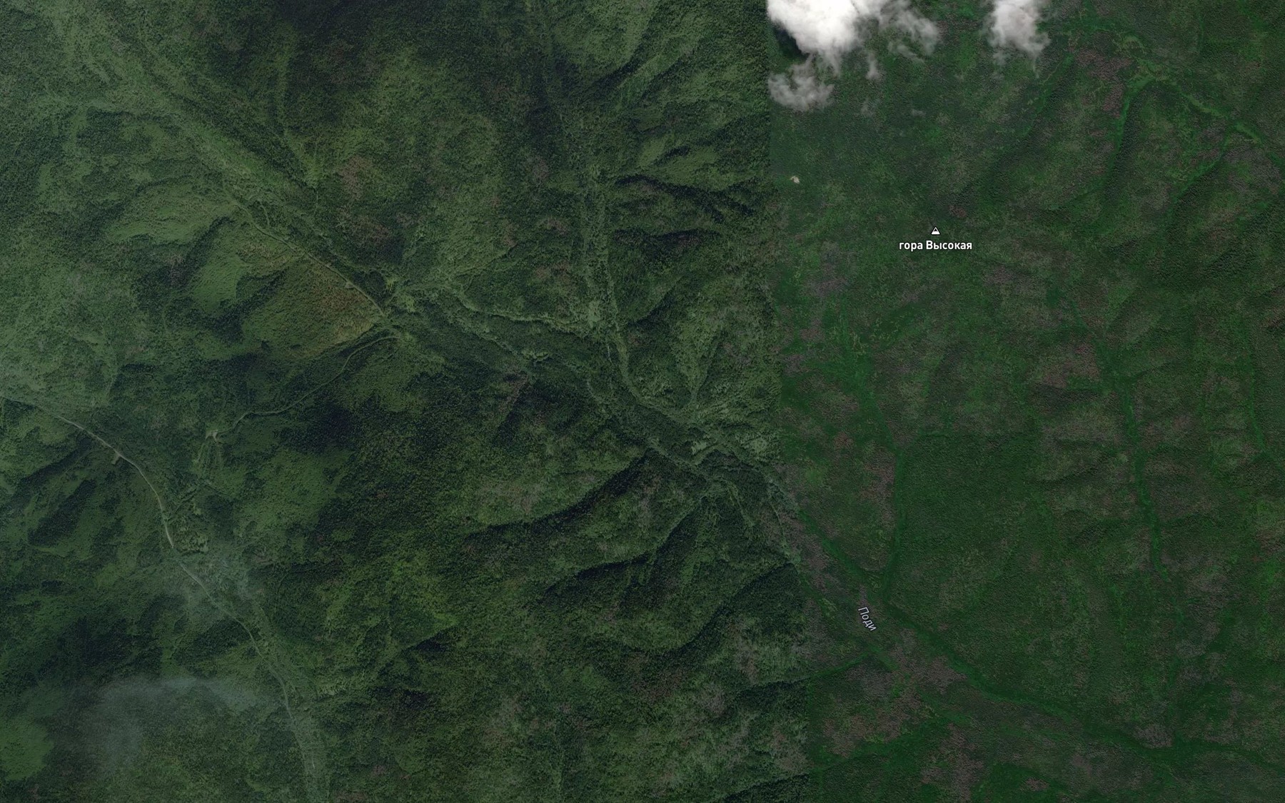 Satellite map of the Pravyy Krasnyy