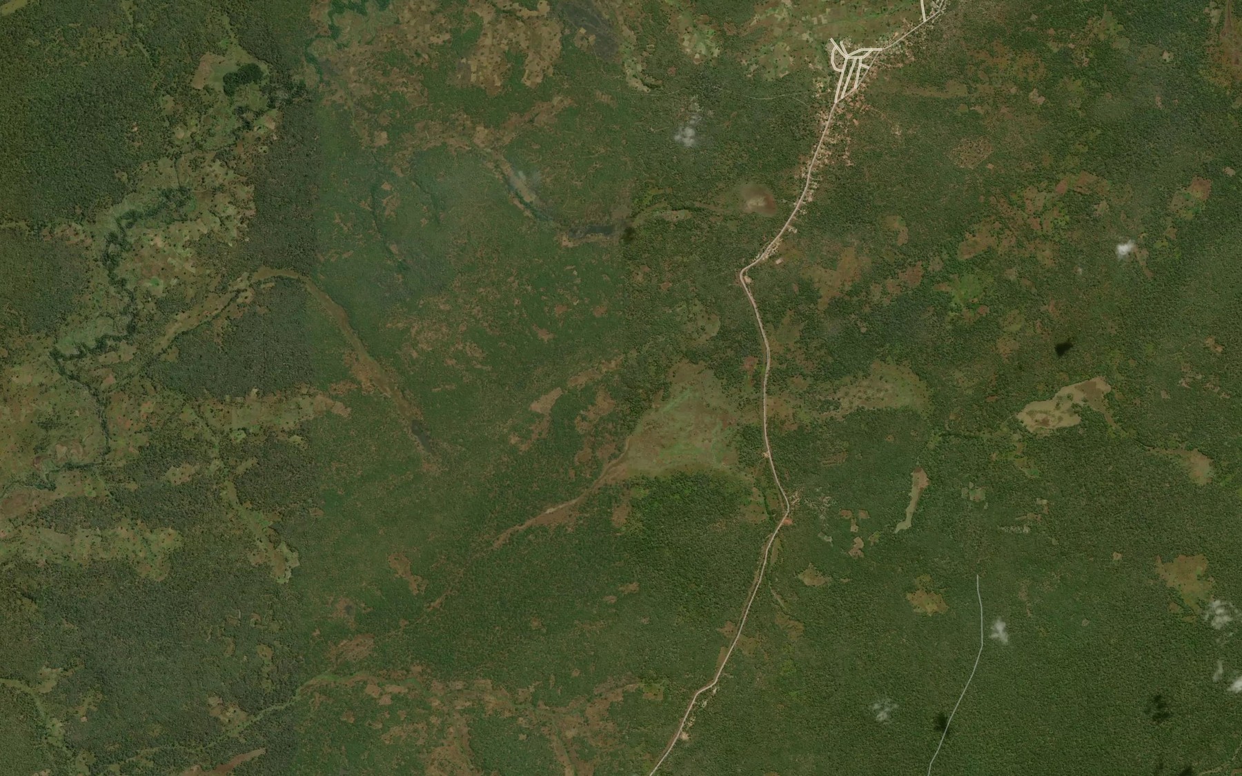 Satellite map of the Kamababa
