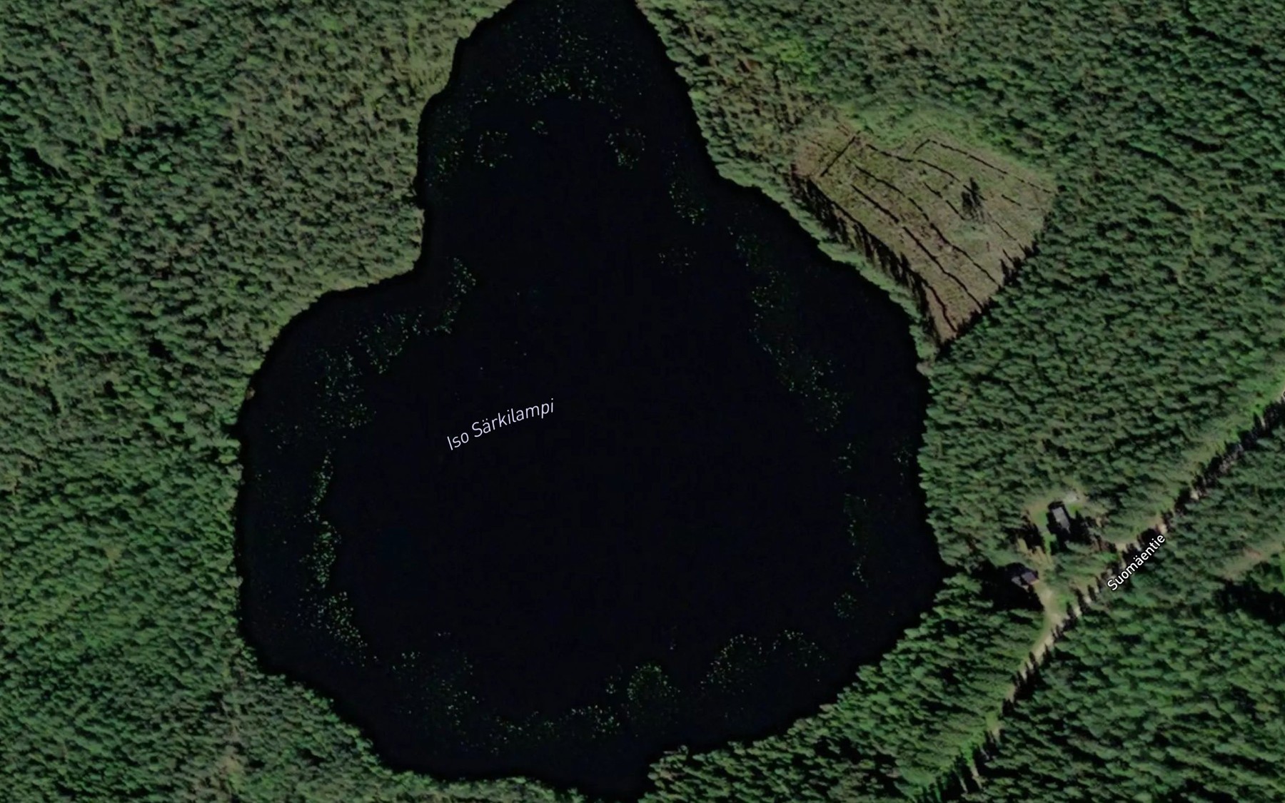 Satellite map of the Iso Sarkilampi