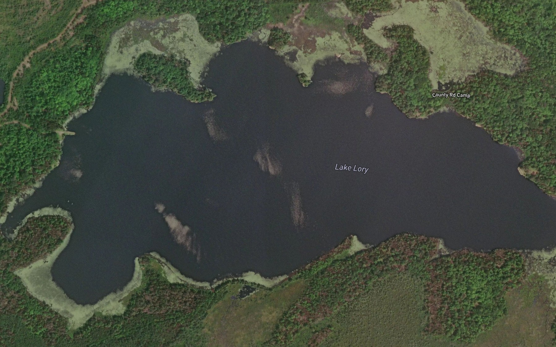 Satellite map of the Lake Lory