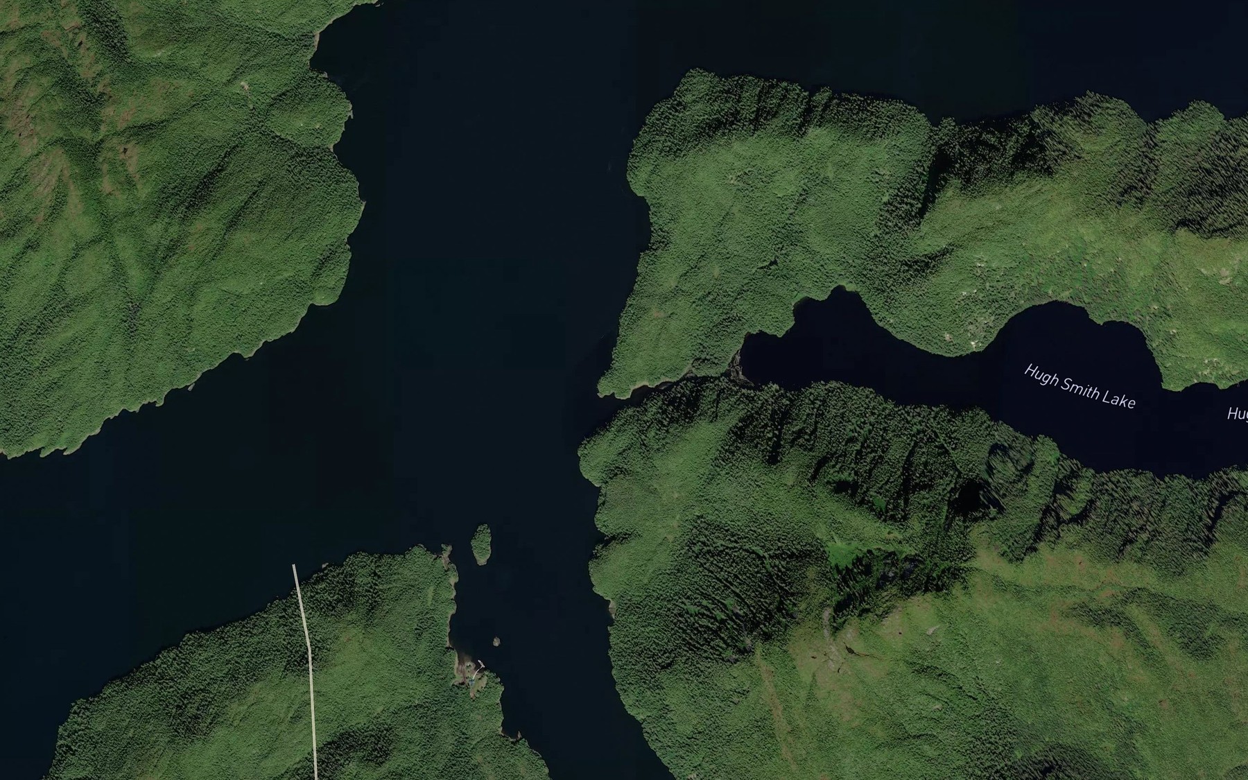 Satellite map of the Sockeye Creek