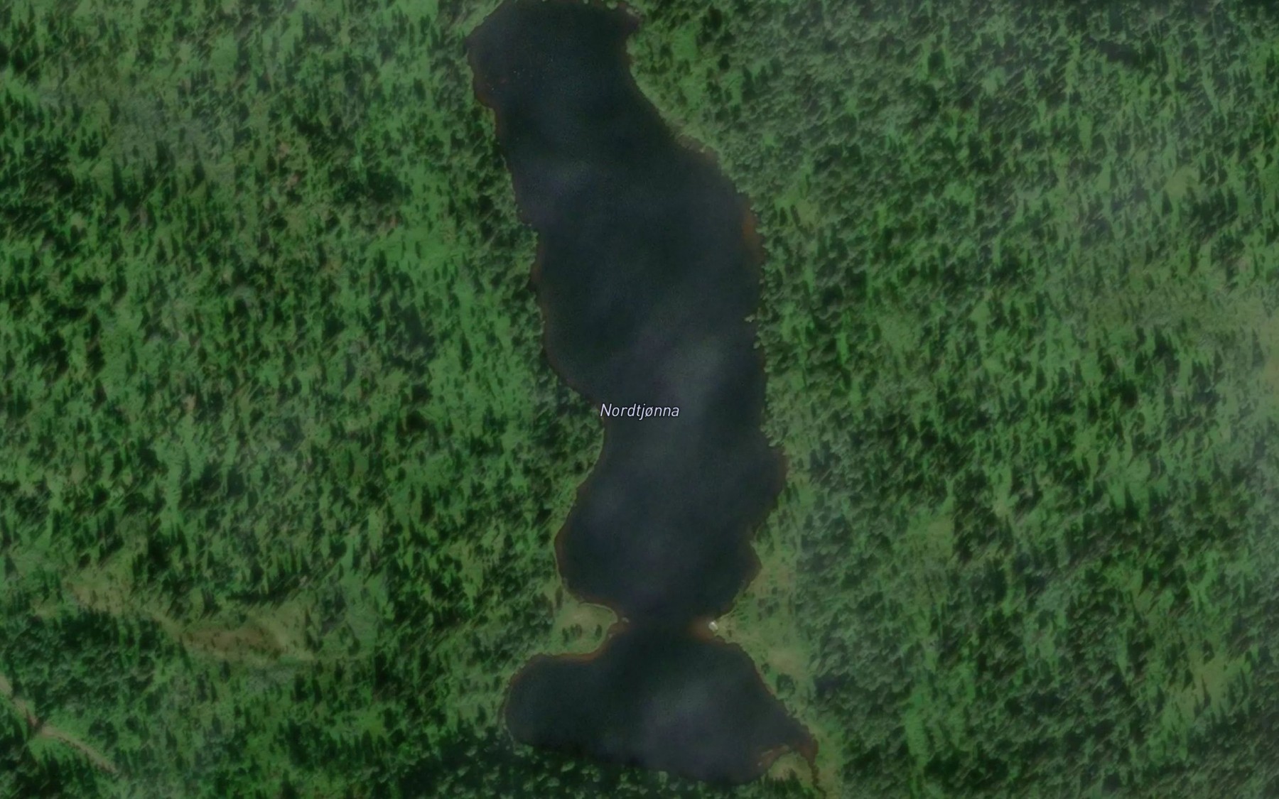 Satellite map of the Nordtjorna