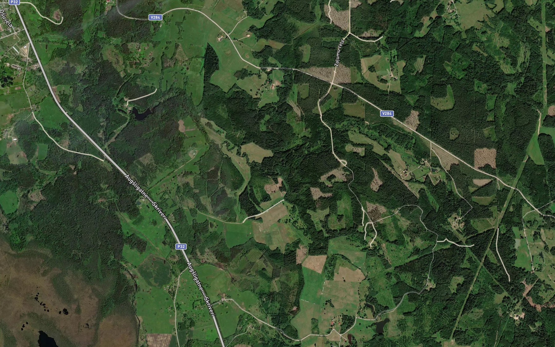 Satellite map of the Liepene