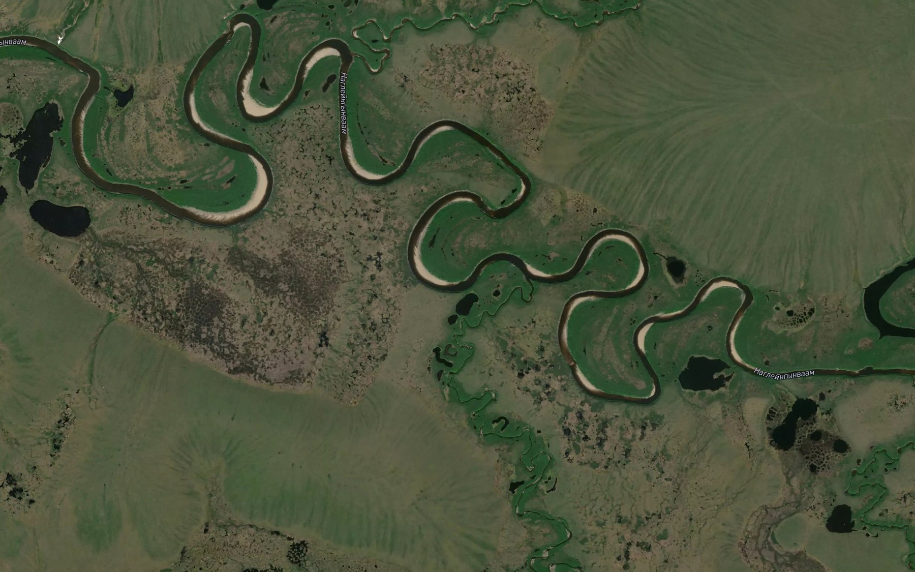 Satellite map of the Izvilistyy