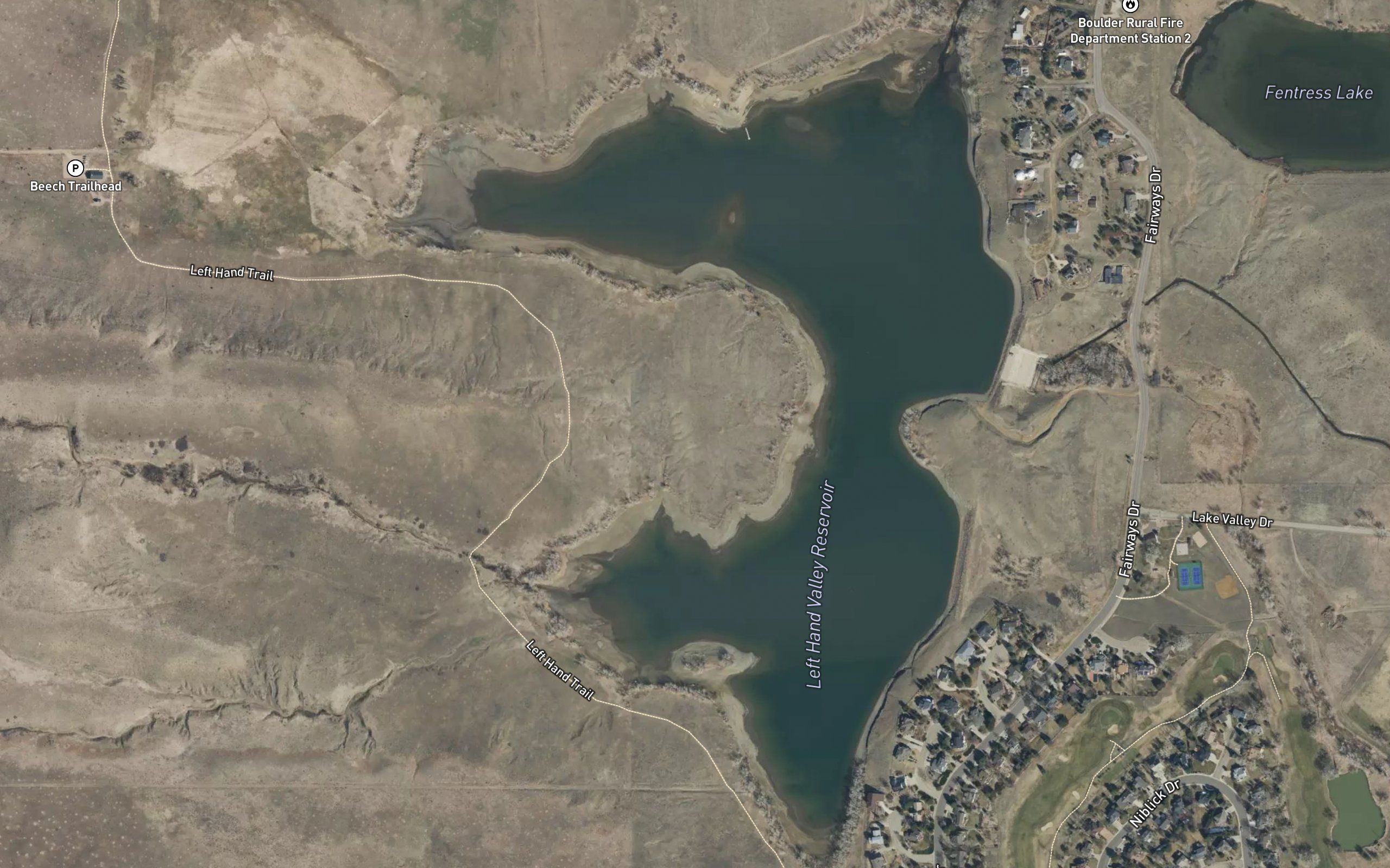 Left Hand Valley Reservoir