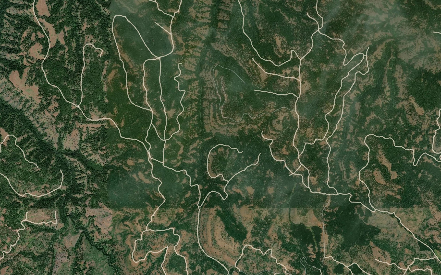 Satellite map of the Alder Creek