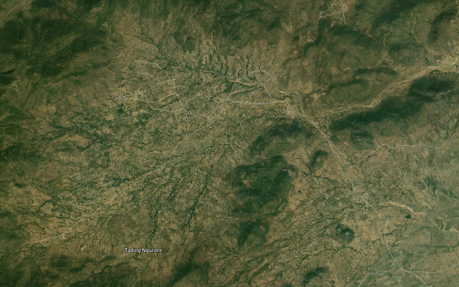Satellite map of the River Dazaka