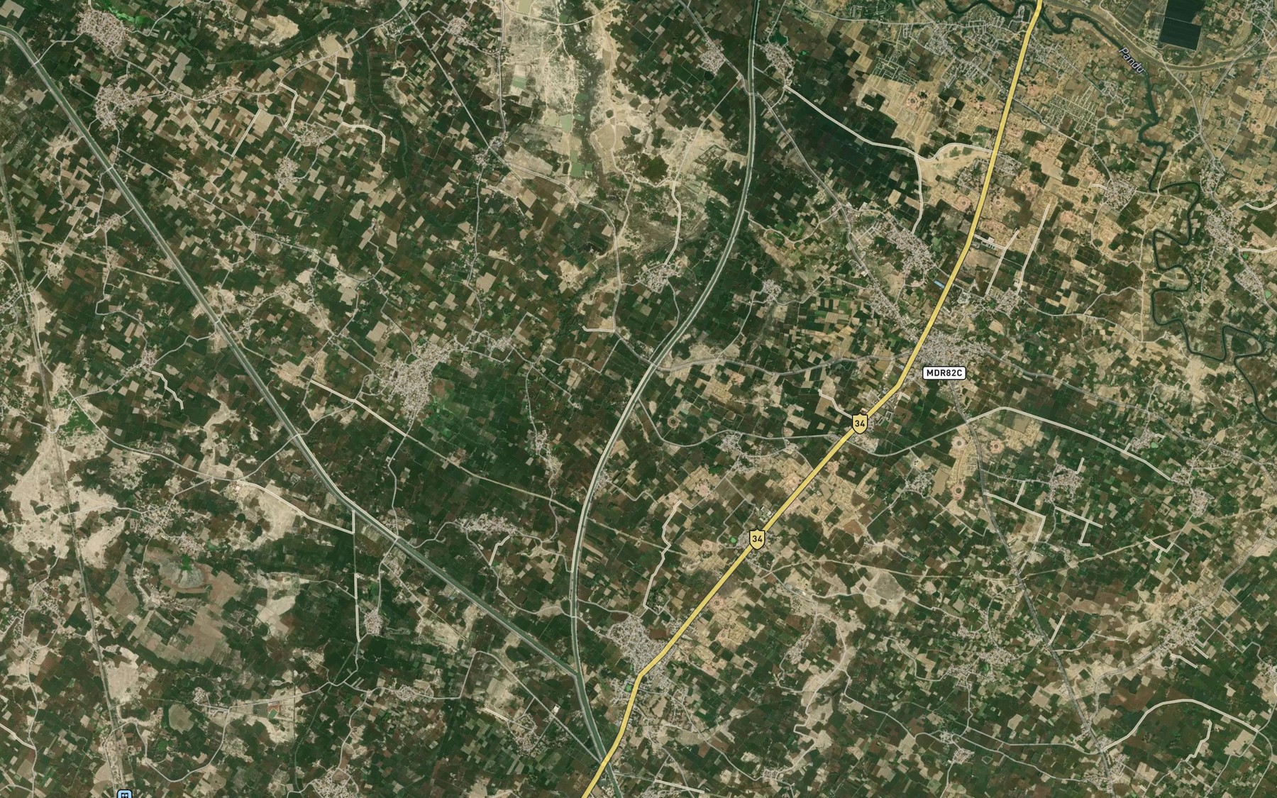 Satellite map of the Ramalpur Minor