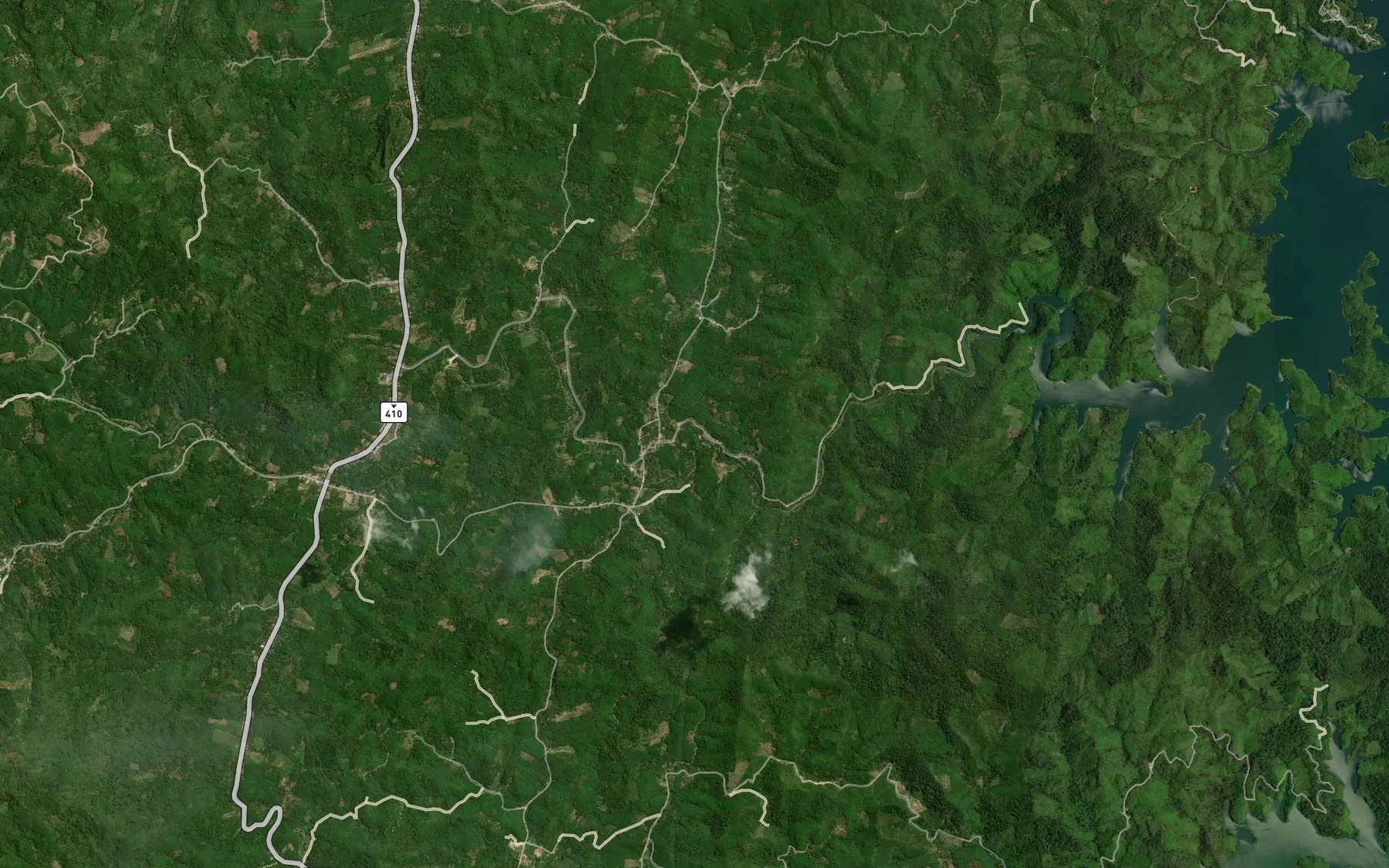 Satellite map of the Khlong Cha Ro Plang