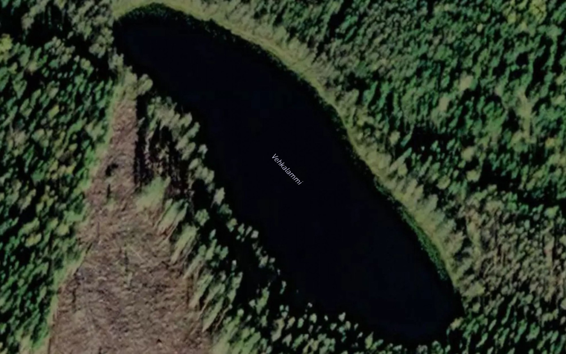 Satellite map of the Vehkalammi