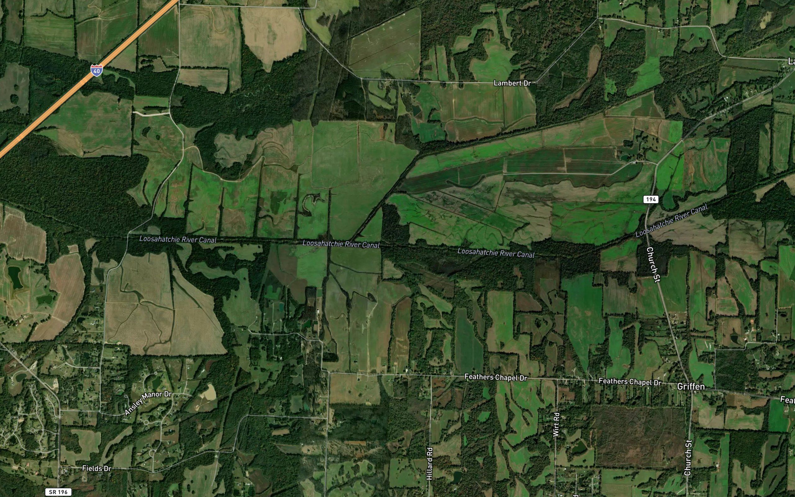 Loosahatchie River Canal