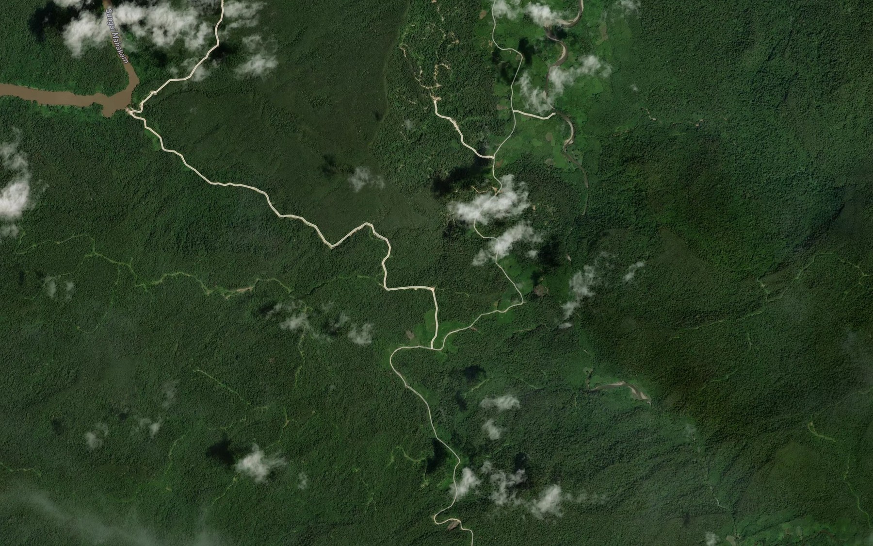 Satellite map of the Sungai Alan