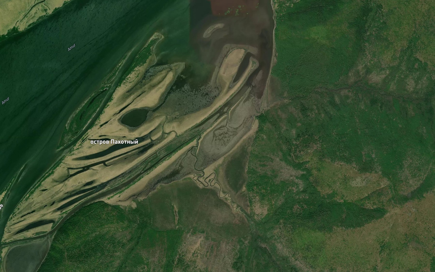 Satellite map of the Bukhta Kukhterina