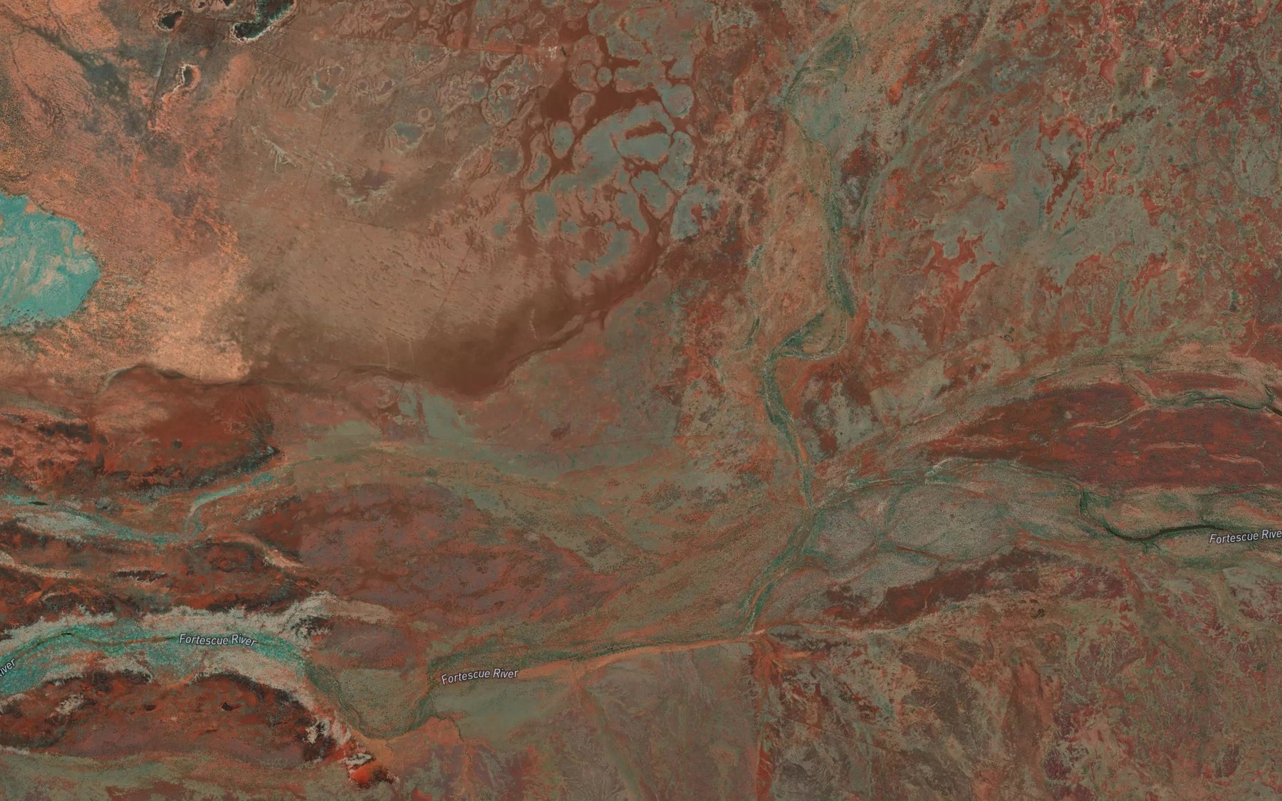 Satellite map of the Chillarrina Pool