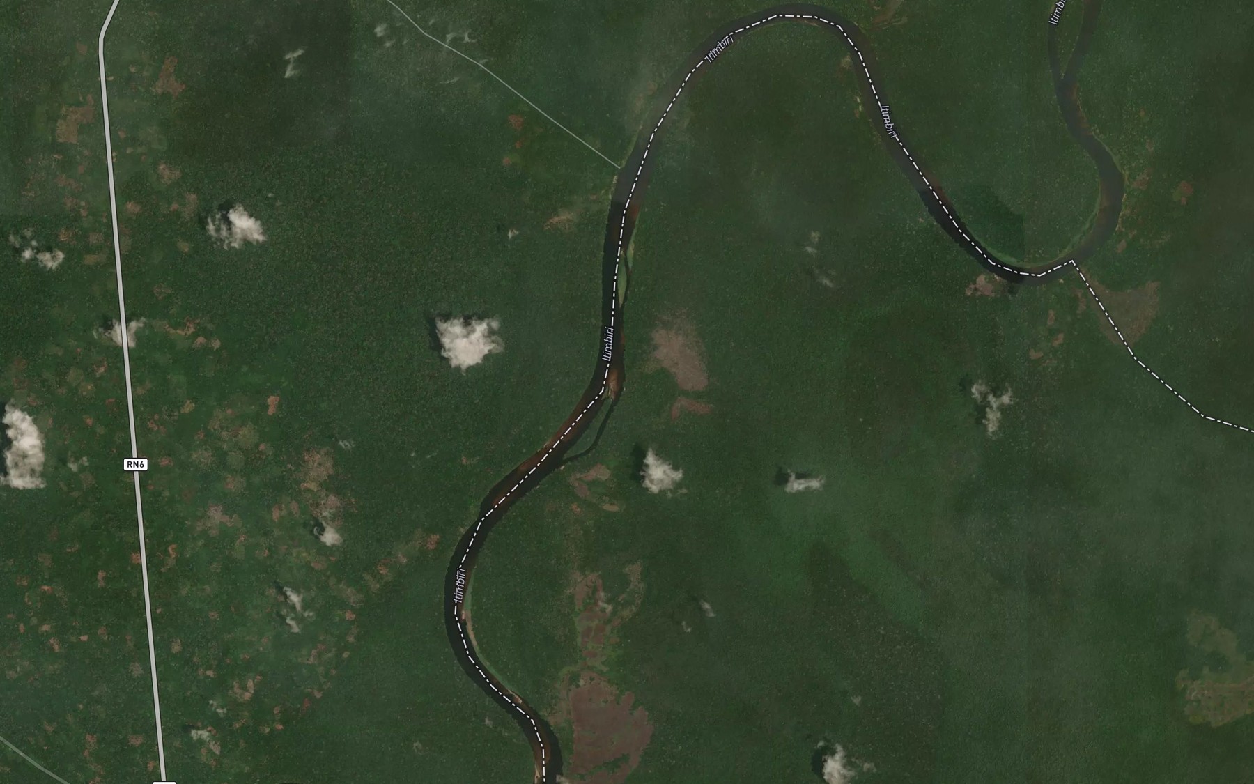 Satellite map of the Yamba