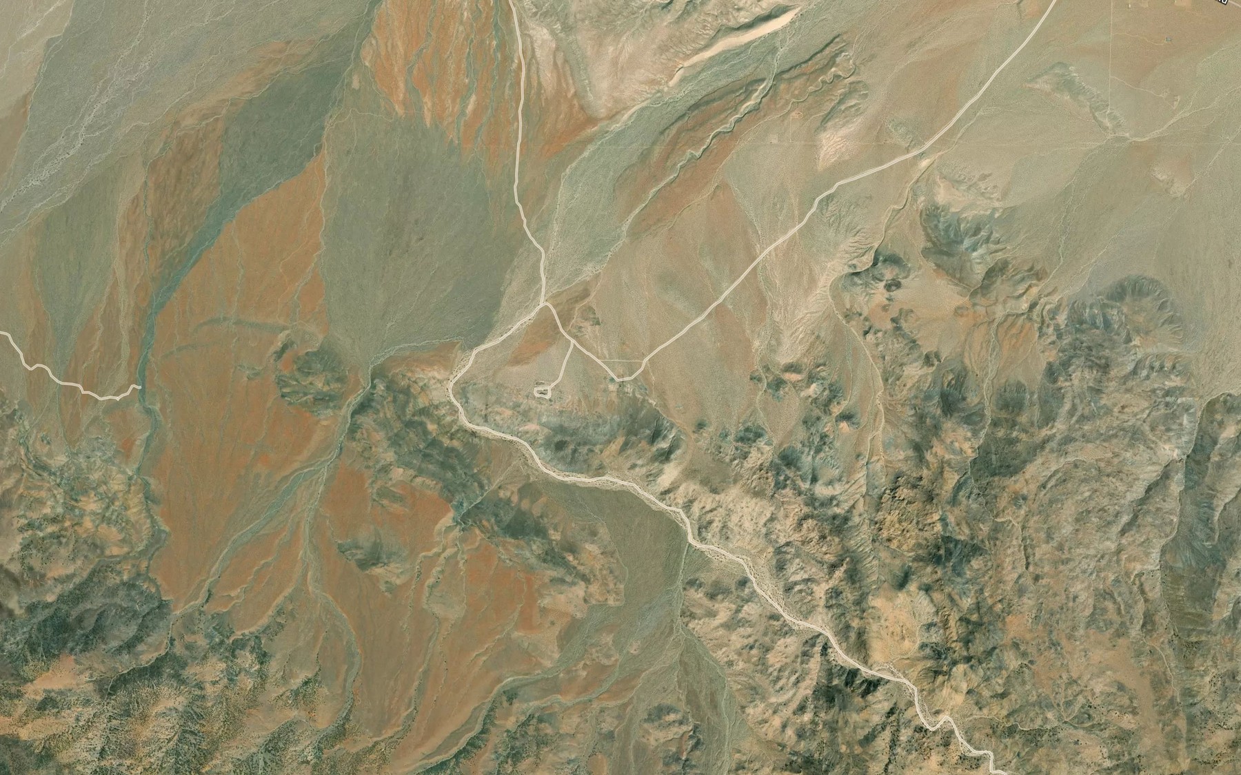 Satellite map of the Two Hole Spring