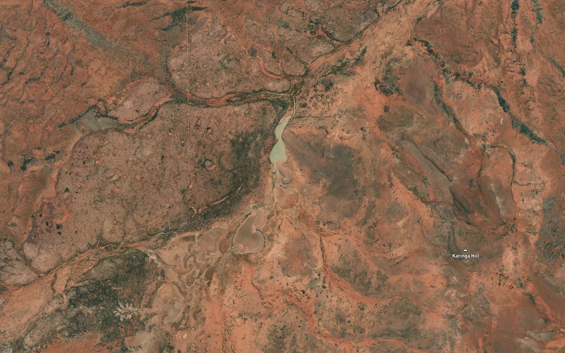 Satellite map of the Lake Buggan