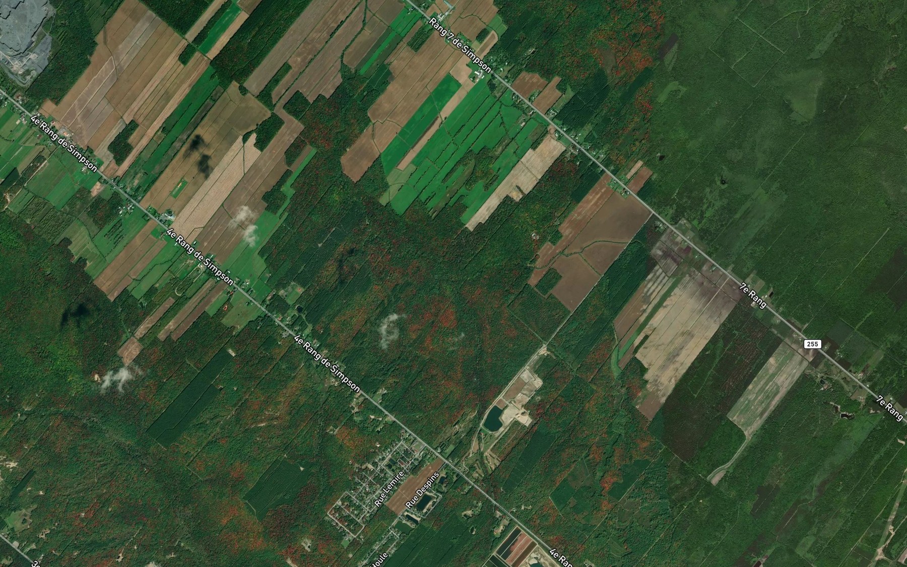 Satellite map of the La Branche Sud