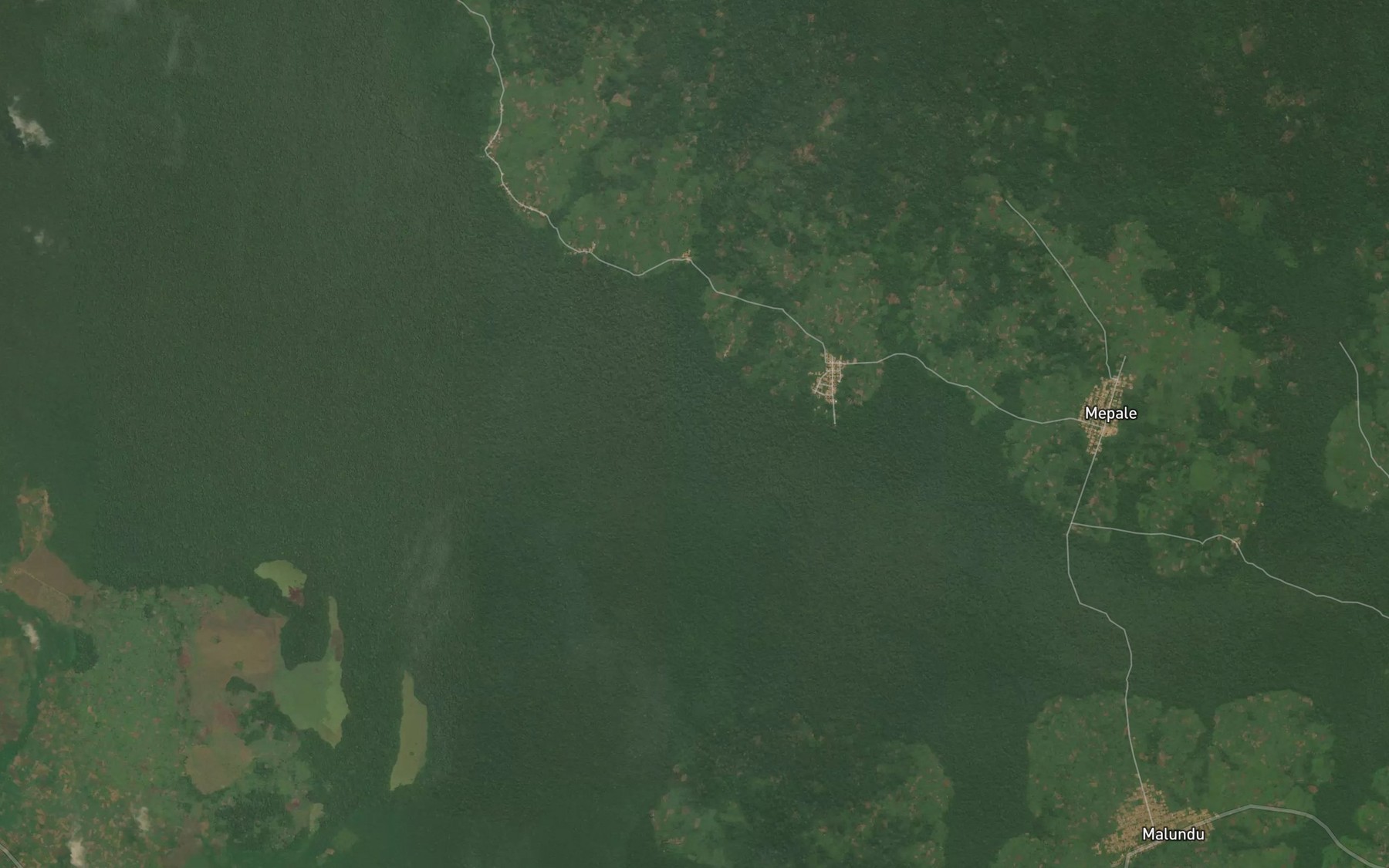 Satellite map of the Mbongo
