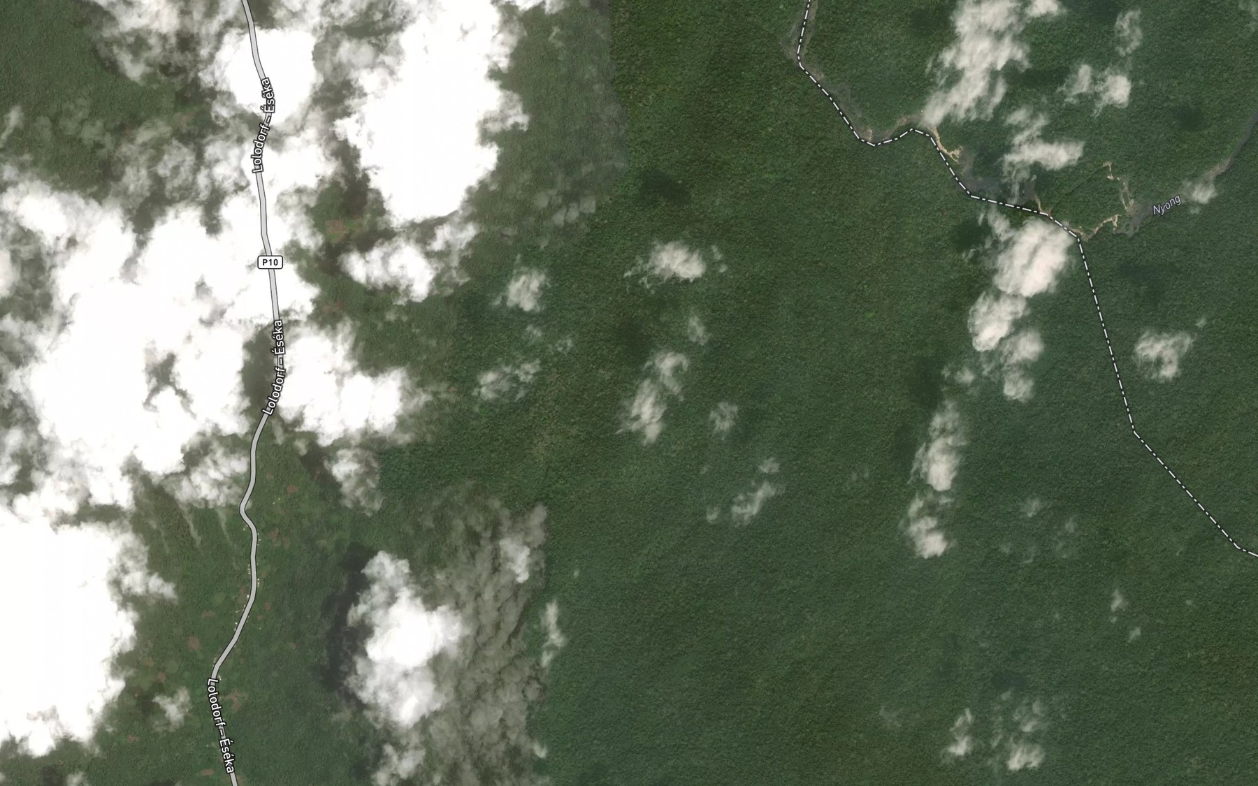 Satellite map of the Kongolou