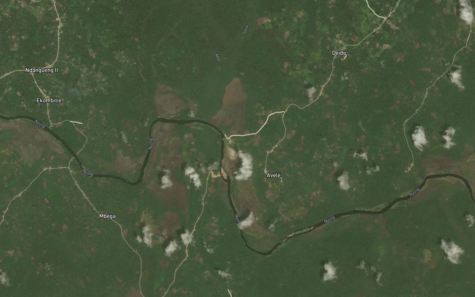 Satellite map of the Tofini
