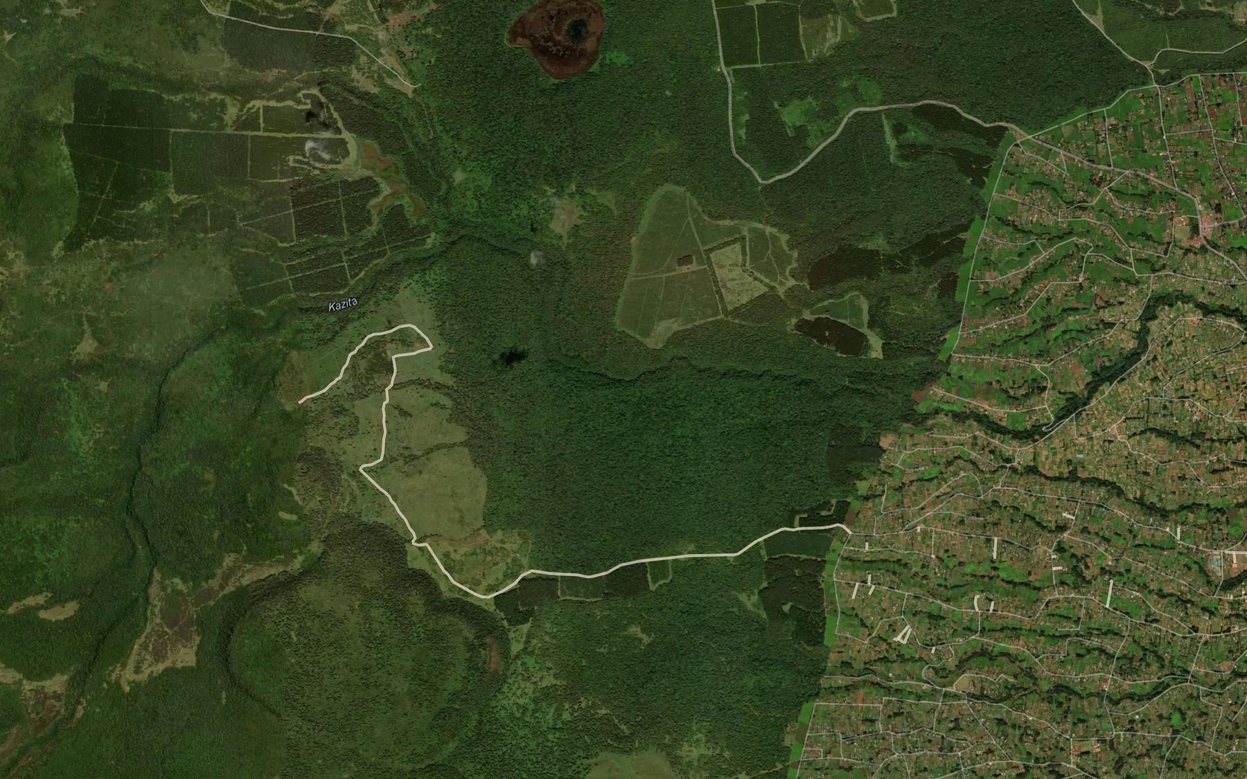 Satellite map of the Luguso