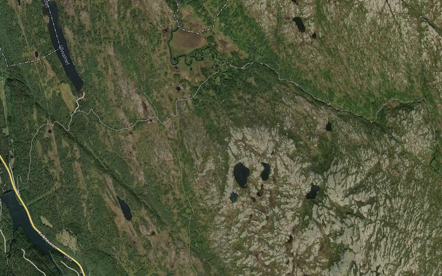 Satellite map of the Gjertrudsbekken