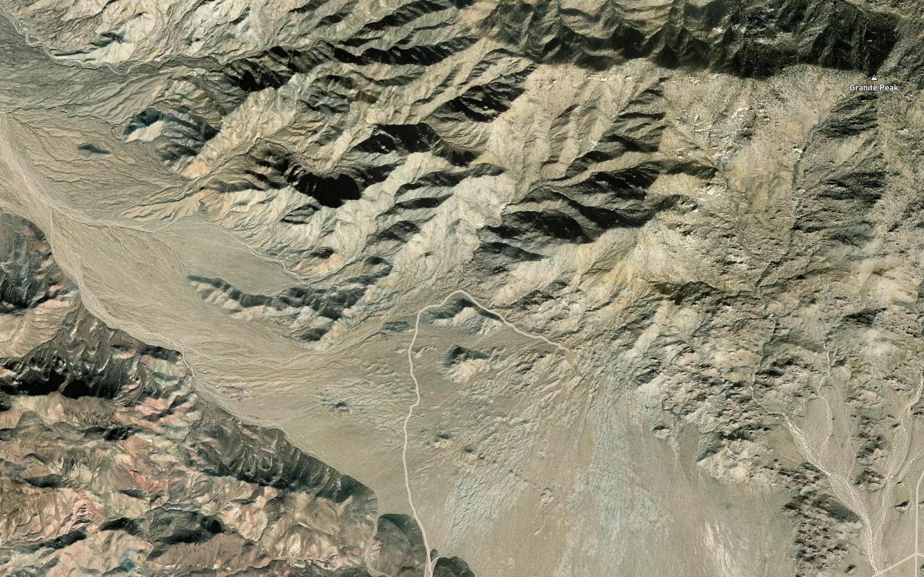 Satellite map of the Budweiser Spring