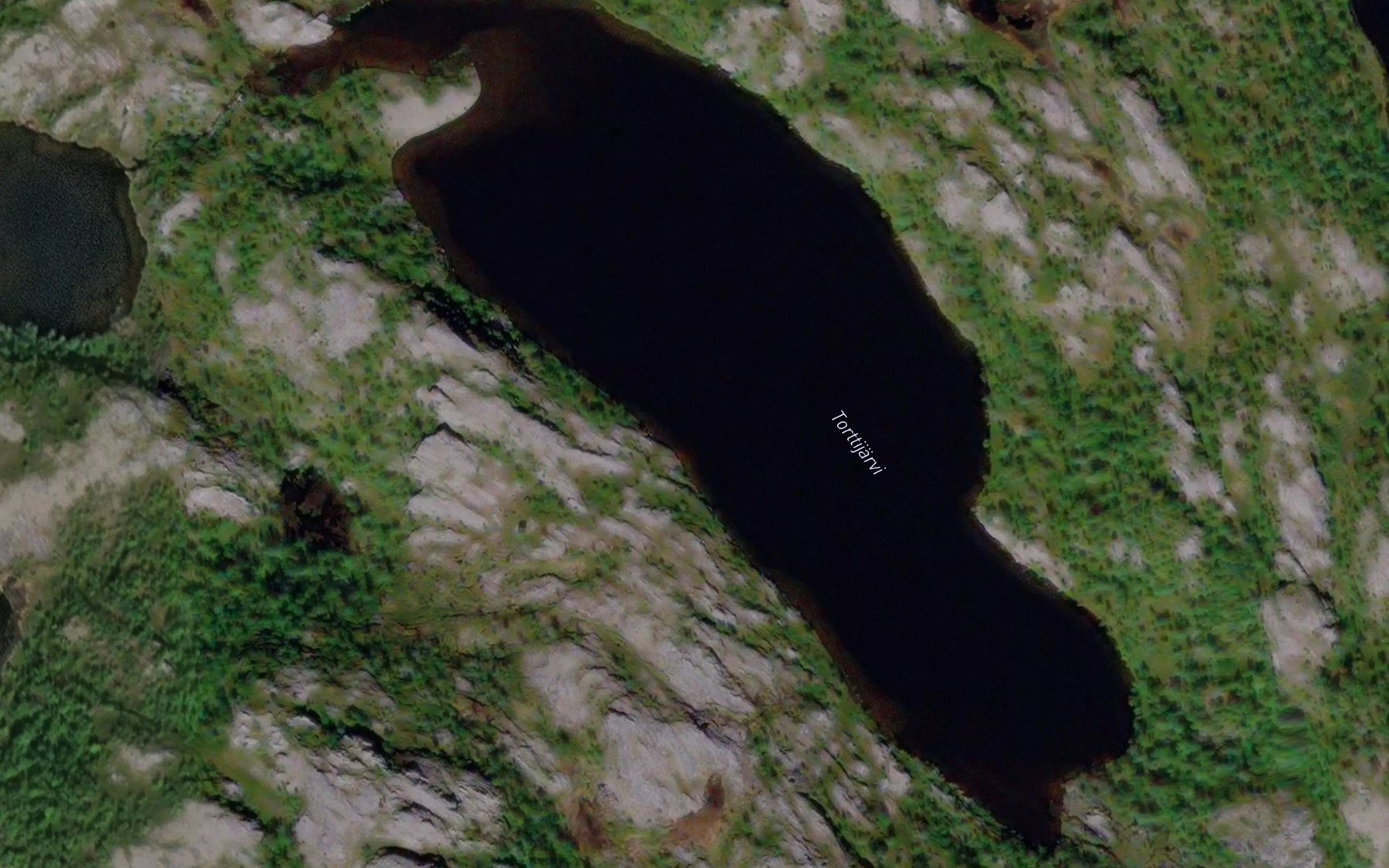 Satellite map of the Dartijaervi