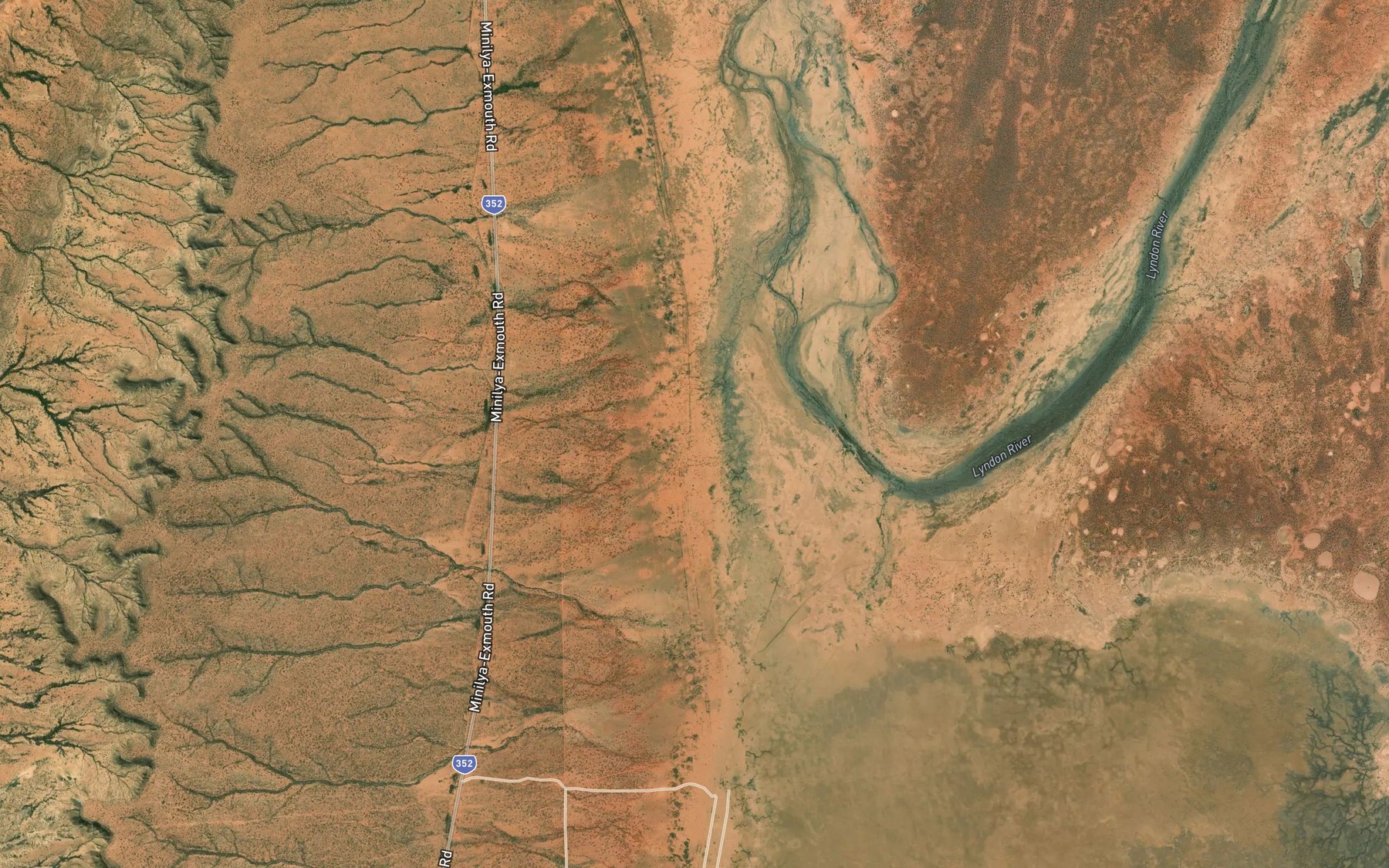 Satellite map of the Boorawoora Pool