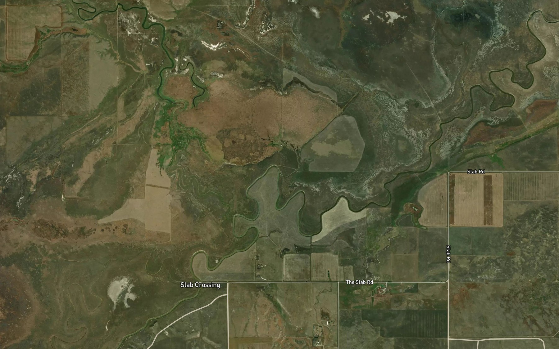 Satellite map of the Smoke Creek