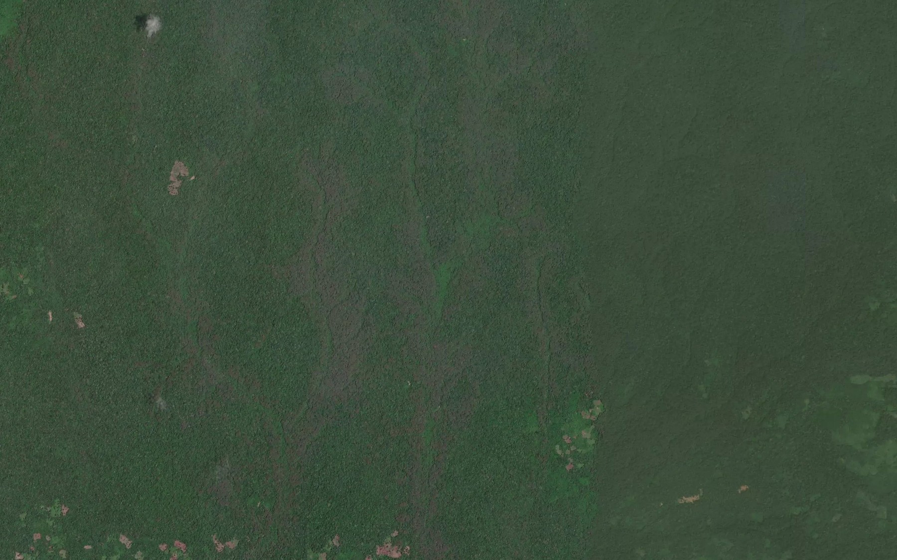 Satellite map of the Pombi