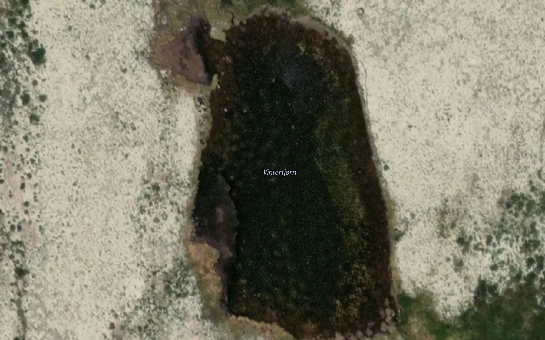 Satellite map of the Vintertjorn
