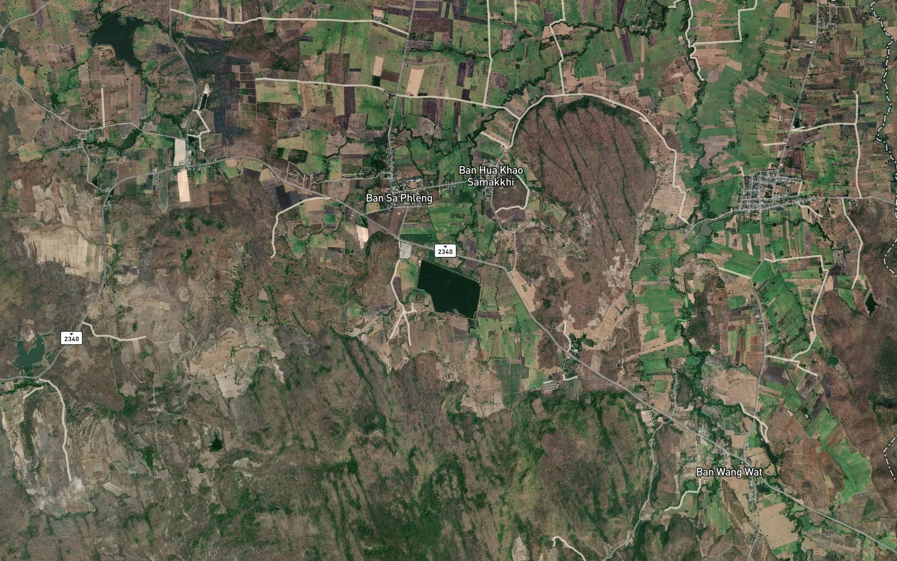 Satellite map of the Ang Kep Nam Ban Hua Khao