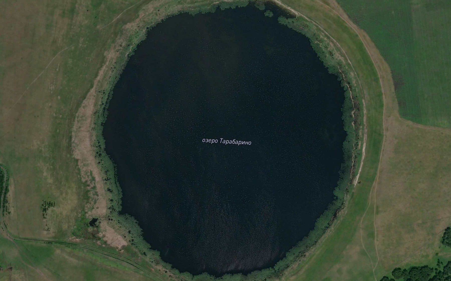 Satellite map of the Ozero Tarabarino