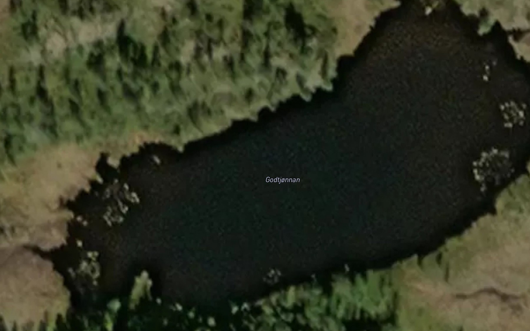 Satellite map of the Godtjornan