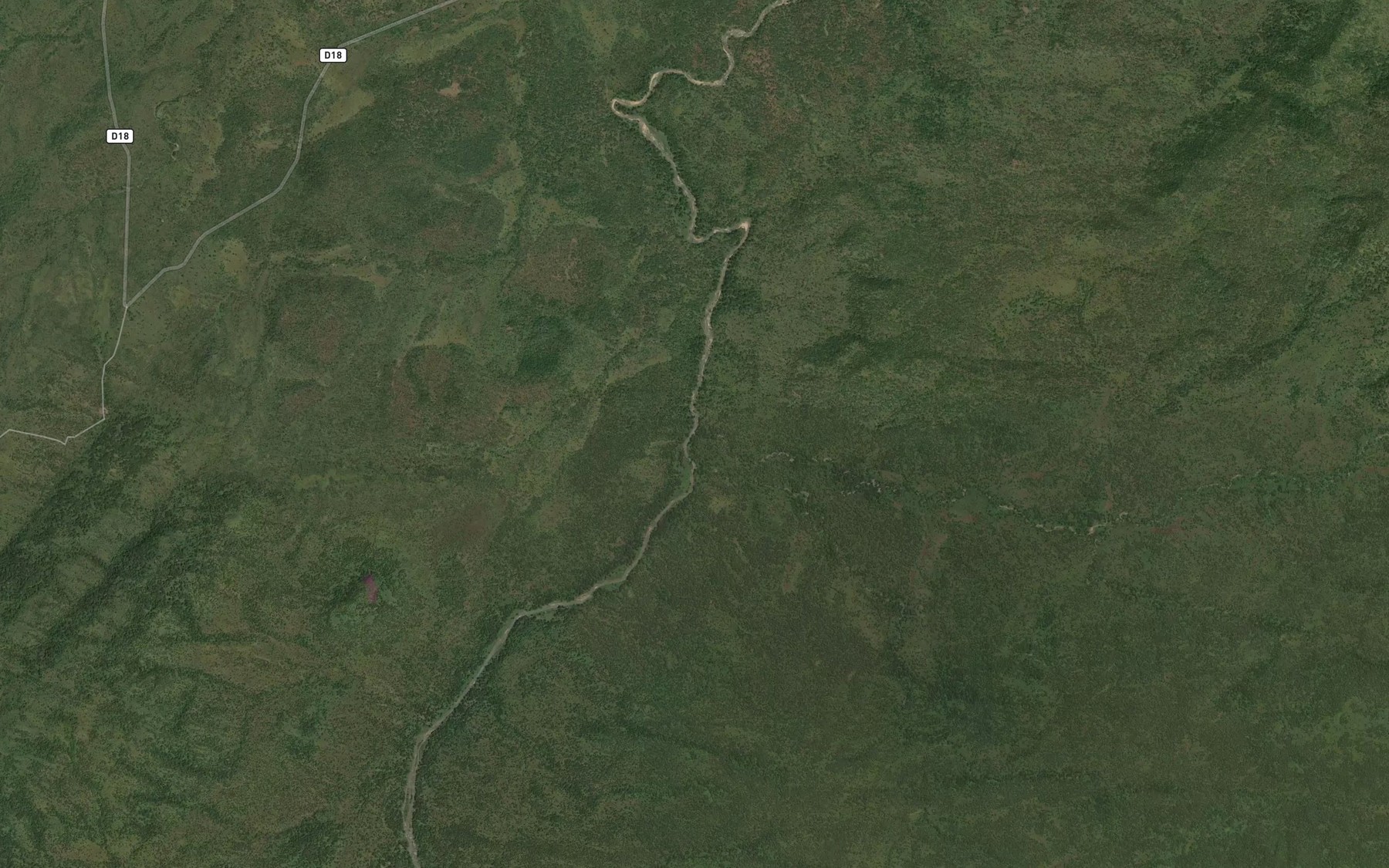 Satellite map of the Mayo Kon