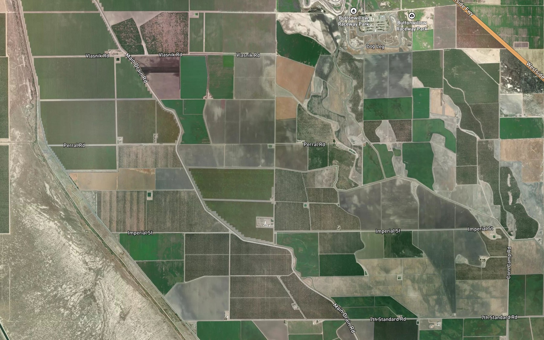 Satellite map of the Canal Seventeen