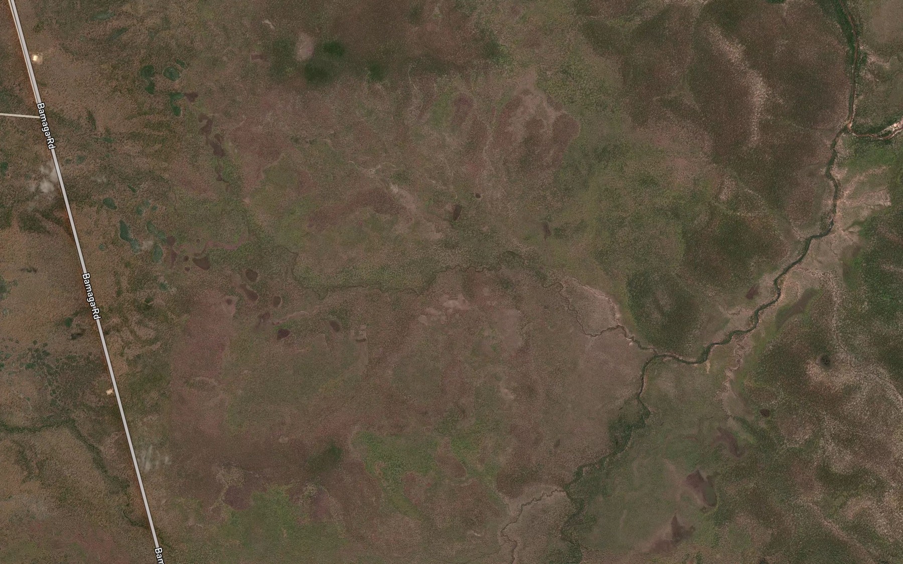 Satellite map of the McGrath Creek