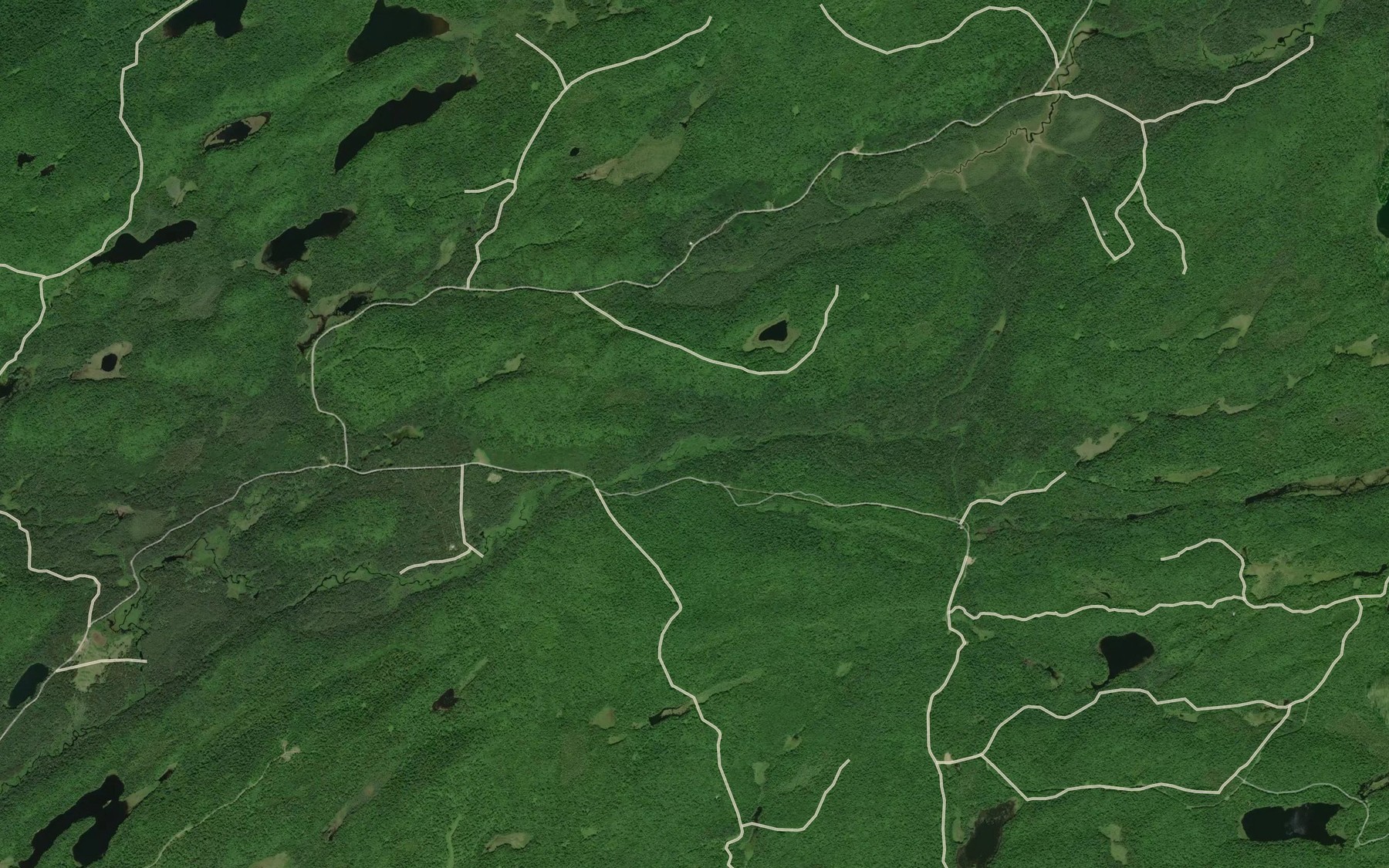 Satellite map of the Smith Creek