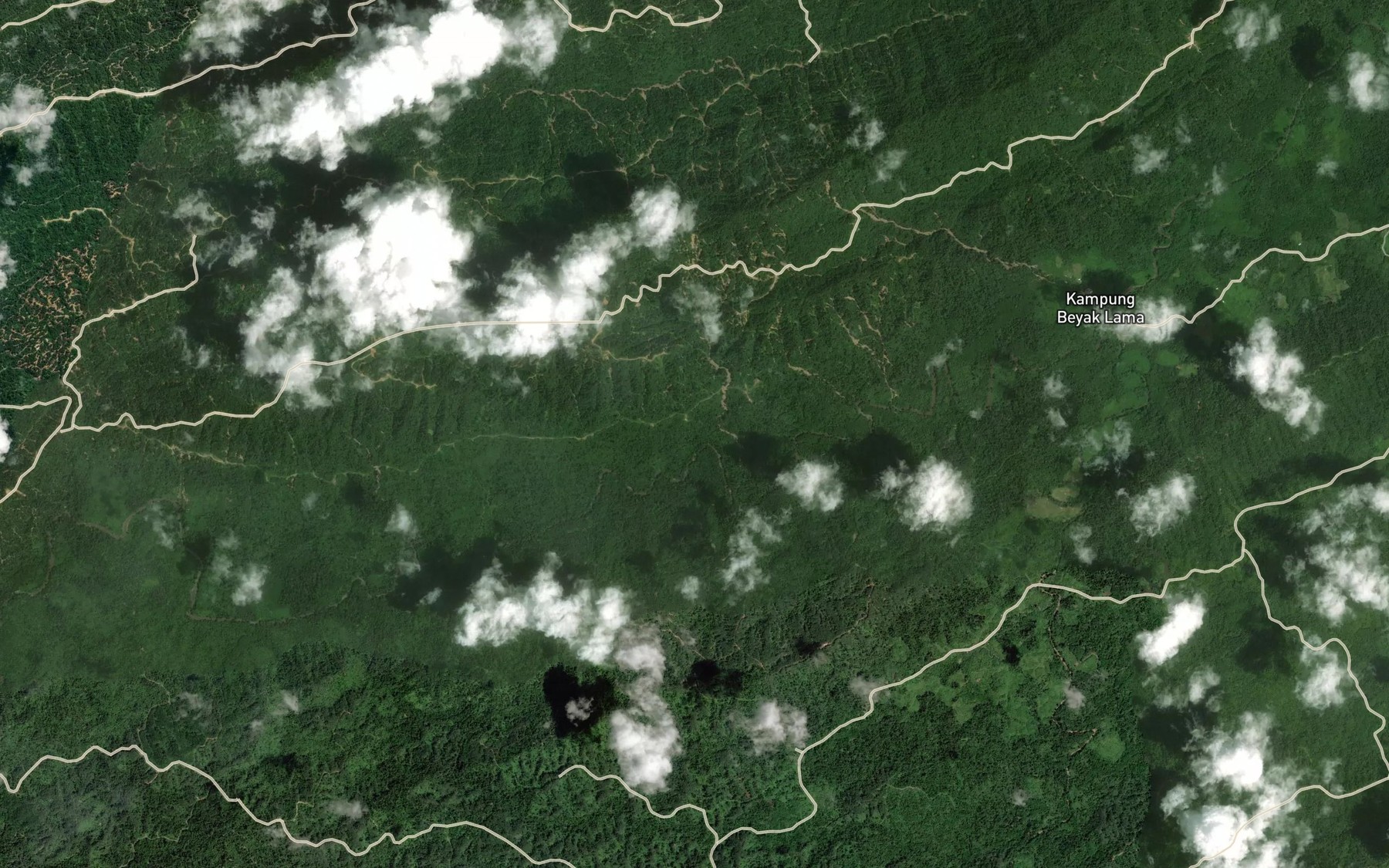 Satellite map of the Sungai Keja