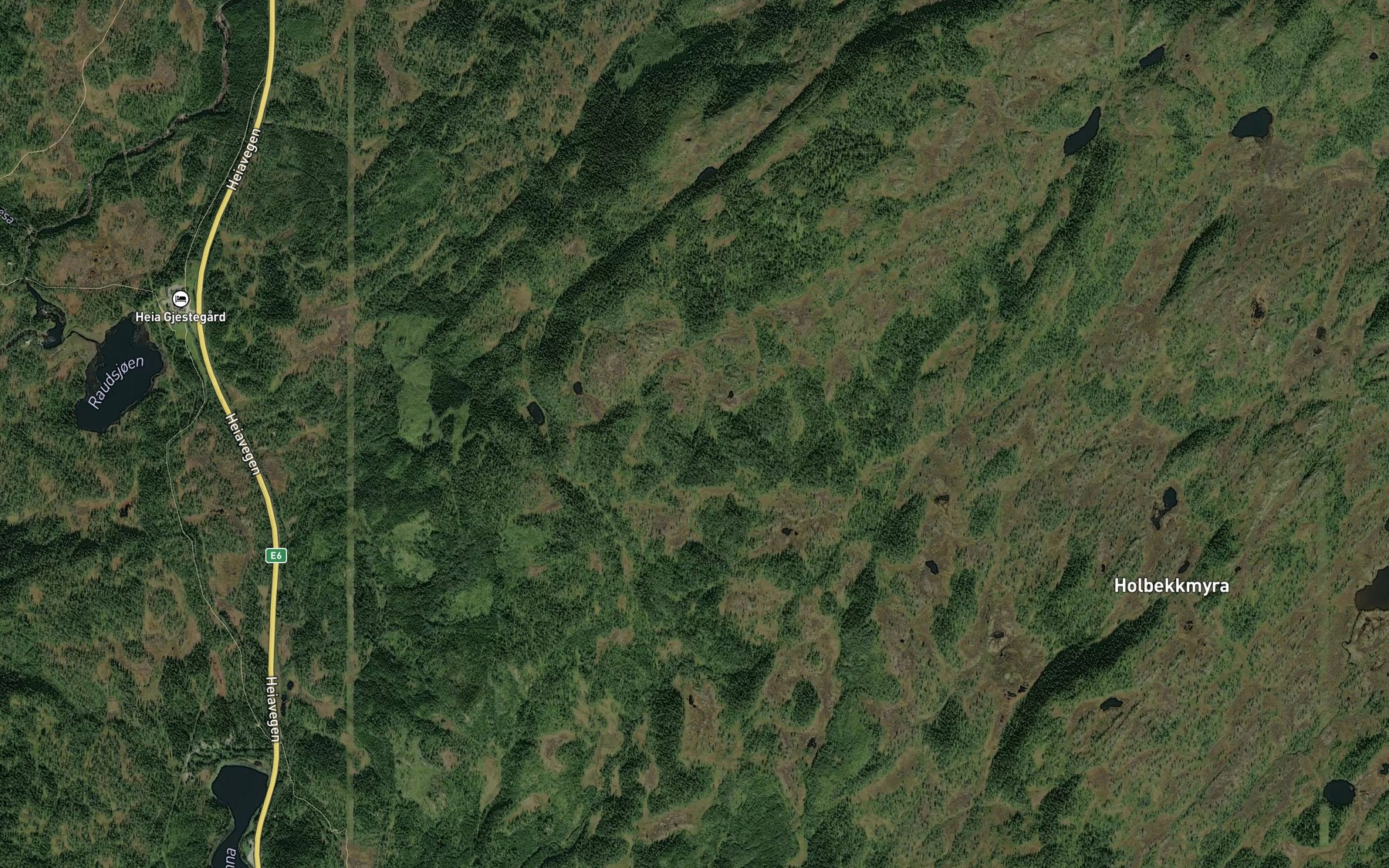Satellite map of the Blakkmyrbekken