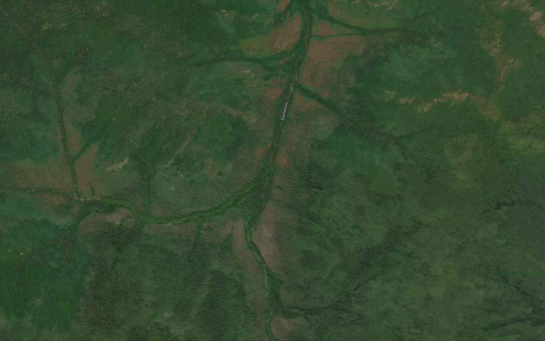 Satellite map of the Alakit