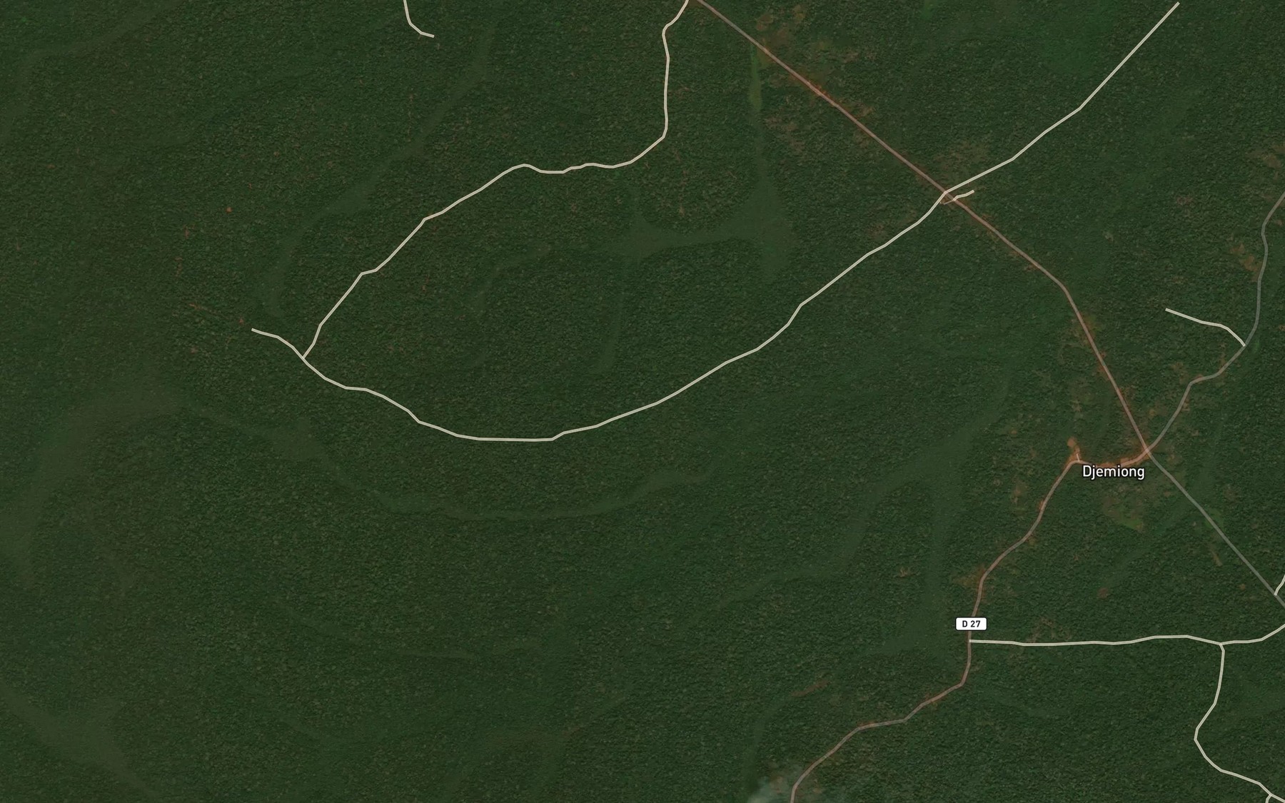 Satellite map of the Loundi