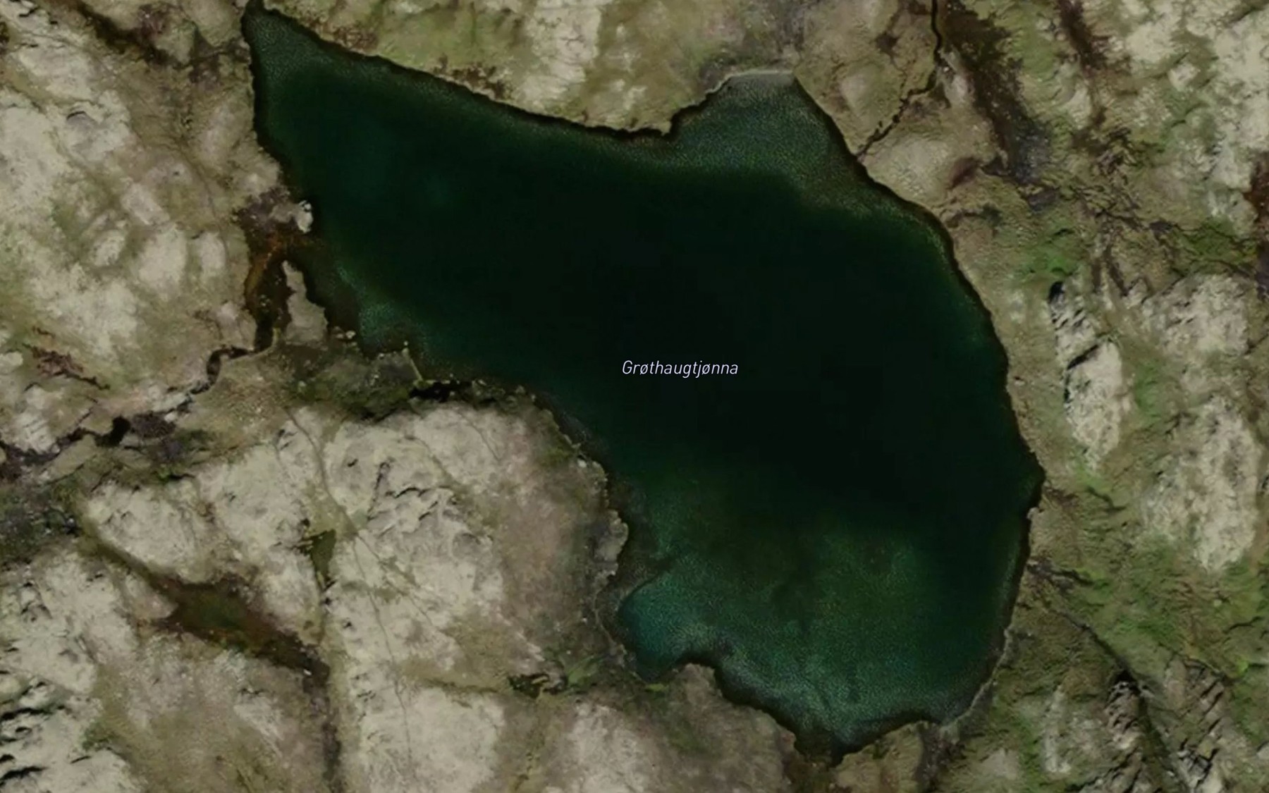 Satellite map of the Grothaugtjorna