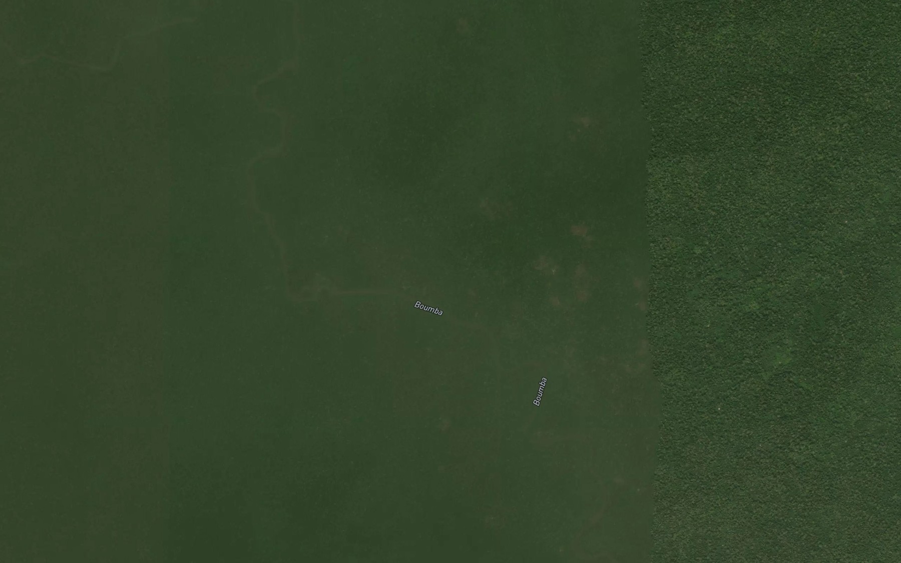 Satellite map of the Momako