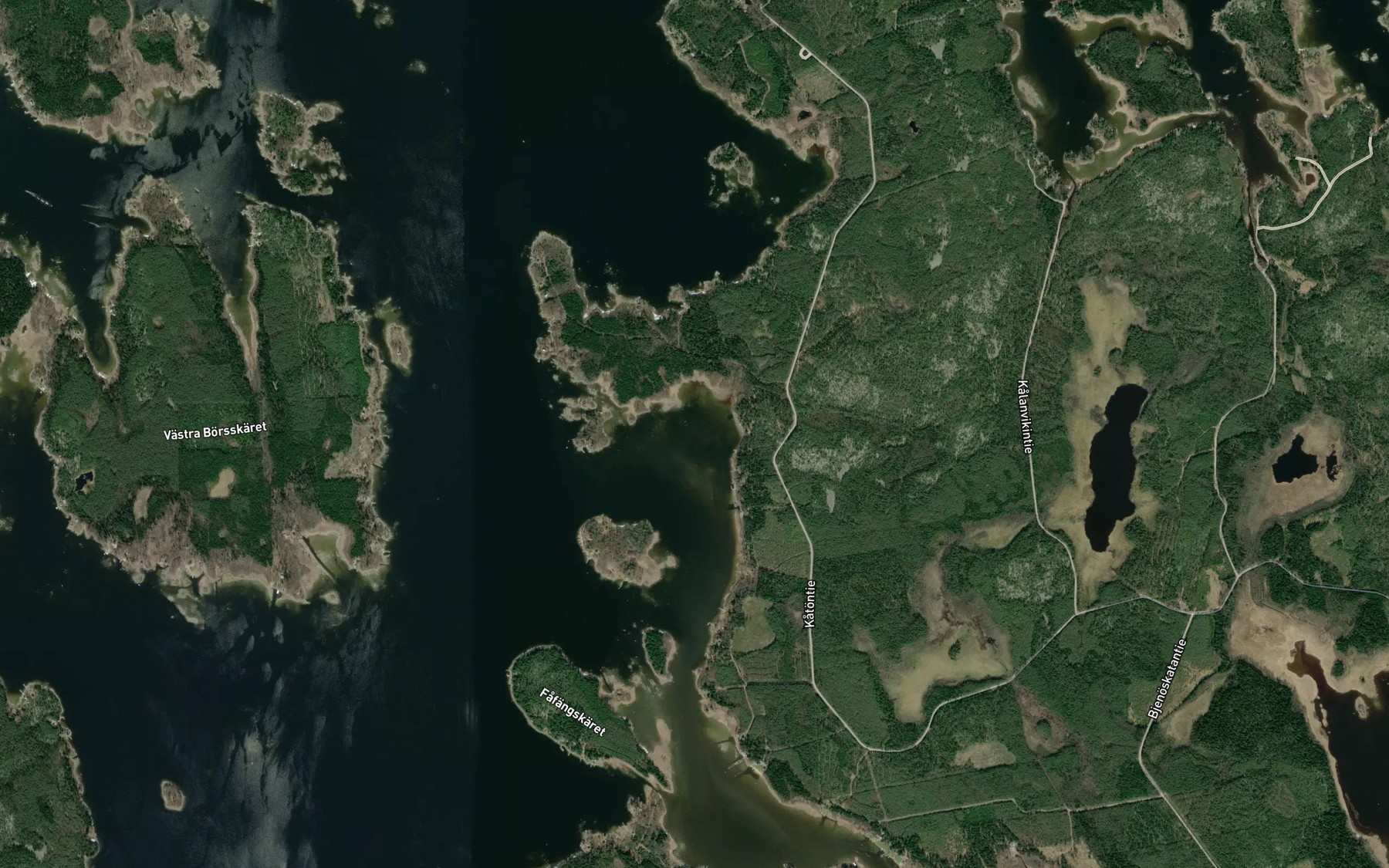 Satellite map of the Kalasstenssjoen