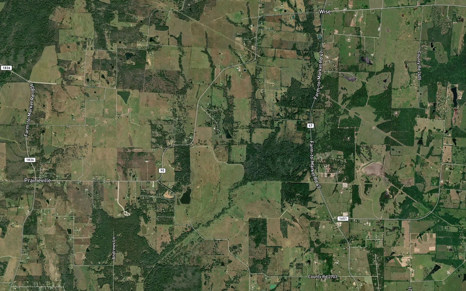 Satellite map of the Soil Conservation Service Site 130a Reservoir